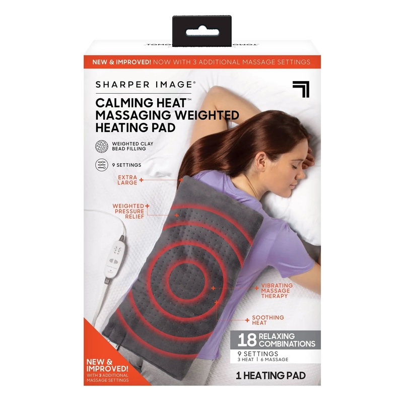 Calming Heat Massaging Weighted Electric Heating Pad