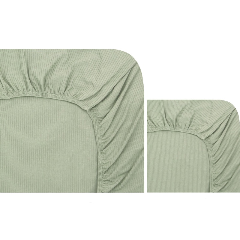 Ellis Ribbed Crib Sheet + Changing Pad Cover Pack