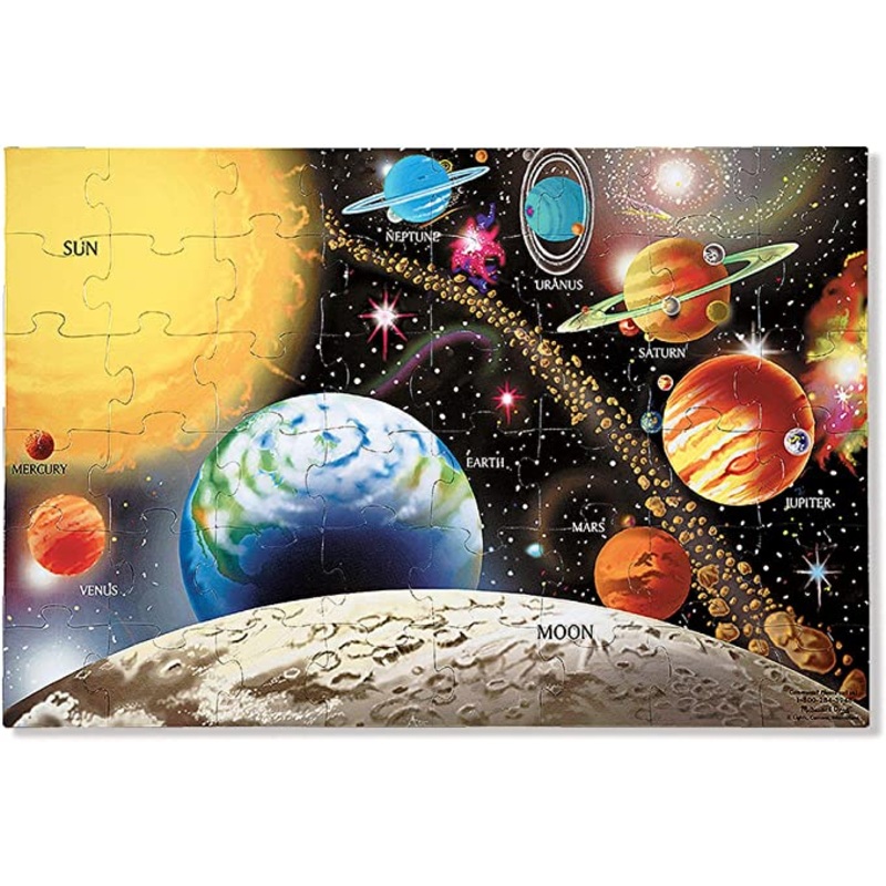 Melissa & Doug  Solar System Floor Puzzle - 48 Pieces