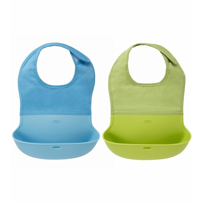 OXO Tot Roll Up Bib 2 Pack