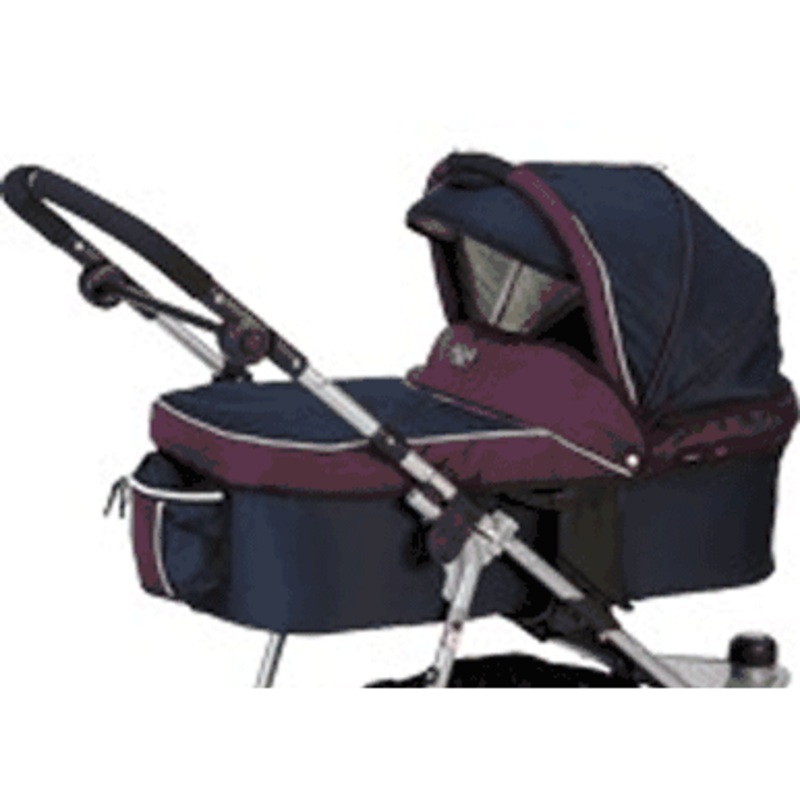 Valco Baby Runabout TriMode Bassinet in Plum