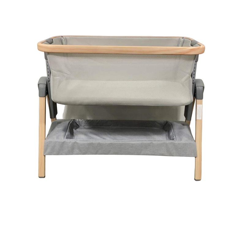Venice Child California Dreaming Portable Bedside Bassinet, Grey/Wood