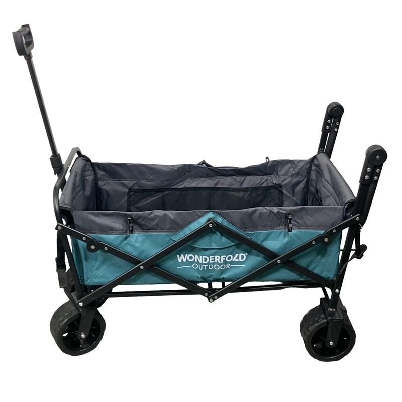 Wonderfold S3 Outdoor Utility Wagon, Hunter Green & Gray