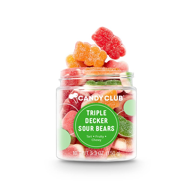 Candy Sour Gummy Triple Decker Bears