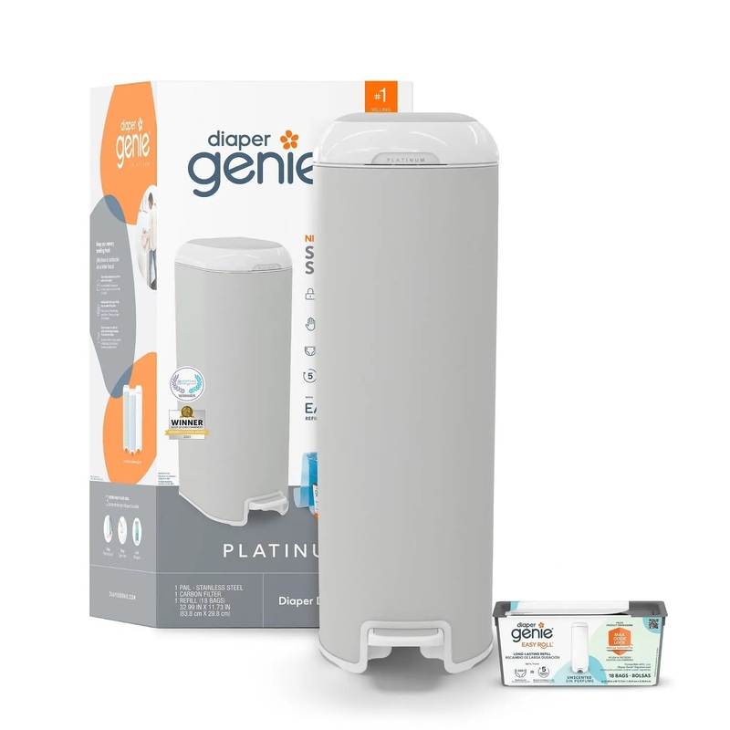 Diaper Genie Platinum Pail (Stone Grey)