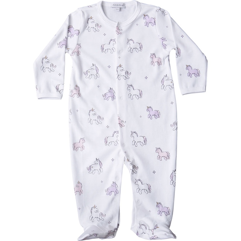 Noomie Snap Footie - Unicorn (0-3M)