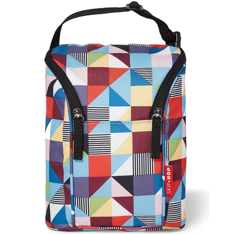 Skip Hop Grab & Go Double Bottle Bag - Prism