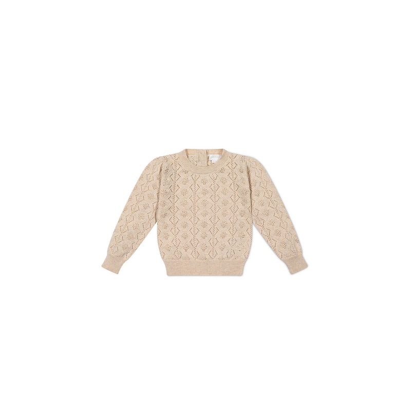 Mila Jumper - Light Oatmeal Marle