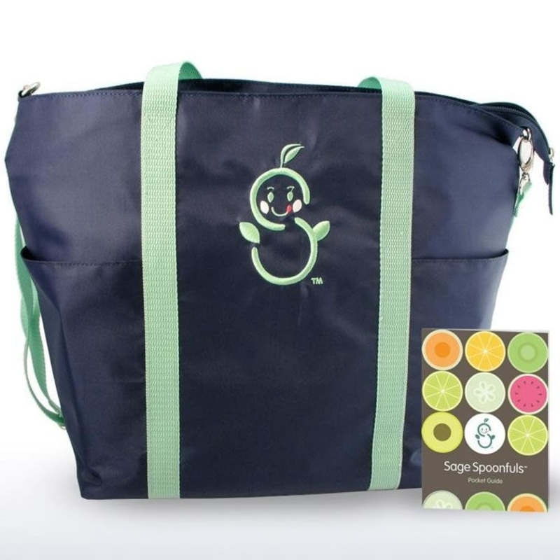 Sage Spoonfuls Sage Mommy Tote + Pocket Guide