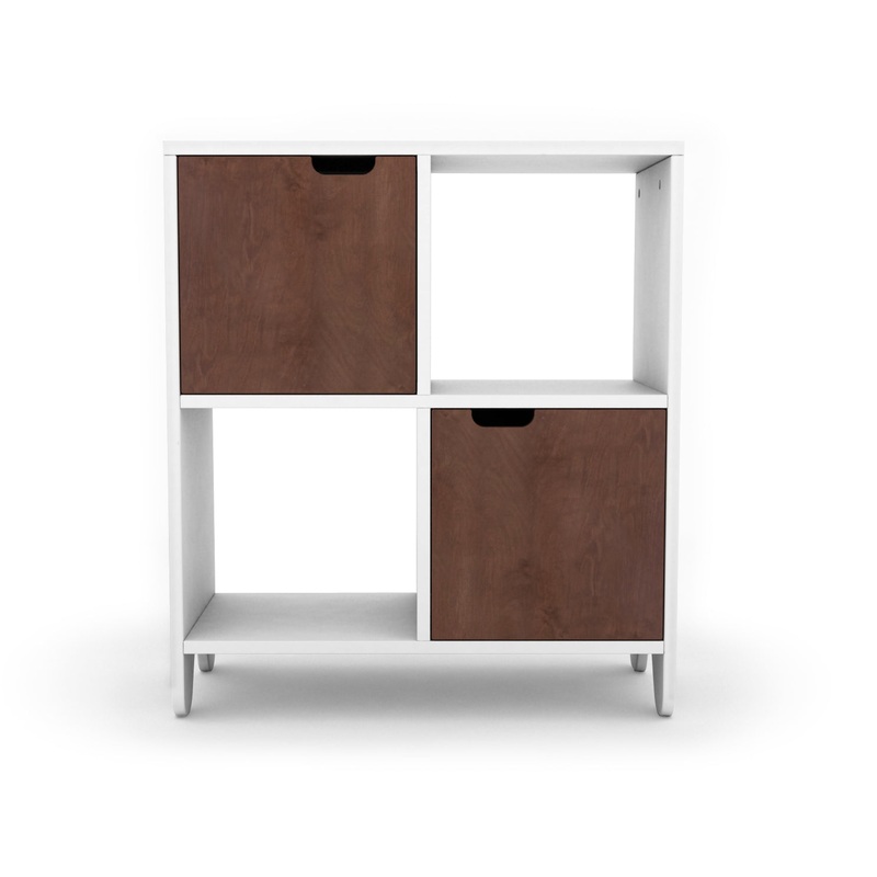 Spot On Square Hiya Bookshelf - Walnut