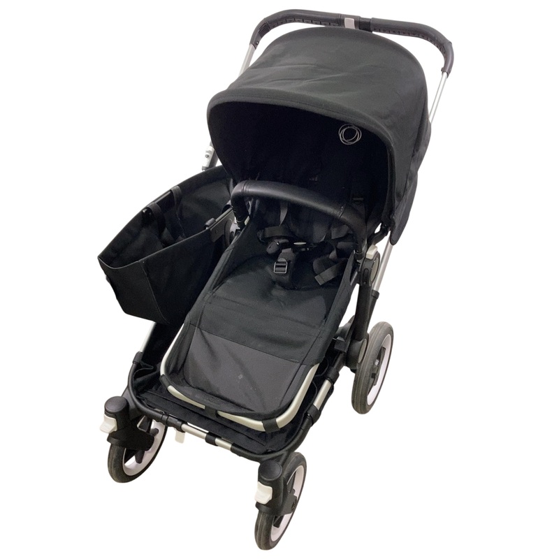 Bugaboo Donkey 5 Mono Stroller, 2023, Black, Midnight Black, Washed Black