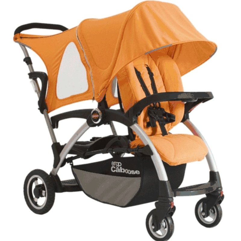 Joovy Ergo Caboose Deluxe Fleece Package in Orangetree
