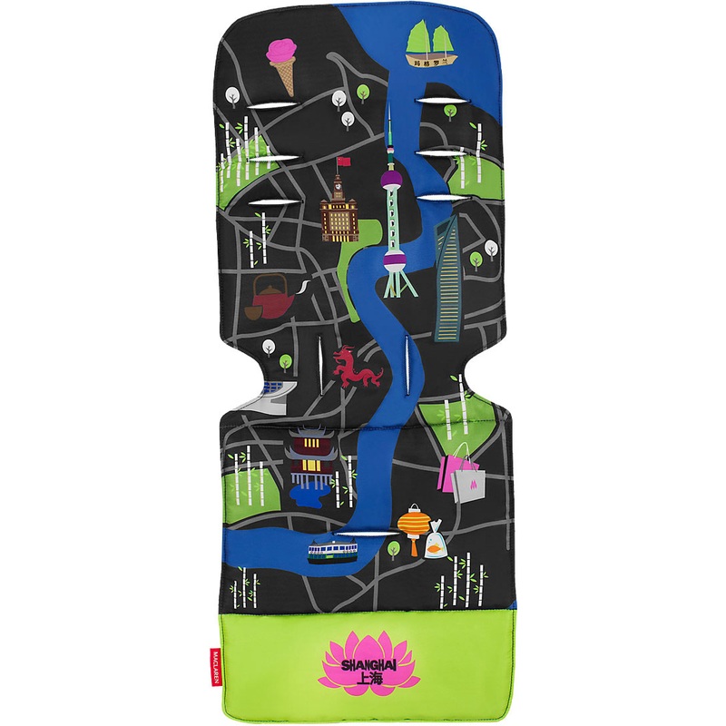 Maclaren Universal Stroller Liner - Shanghai City Map
