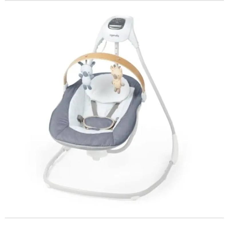 SimpleComfort Compact Soothing Swing, Chambray (See Description)