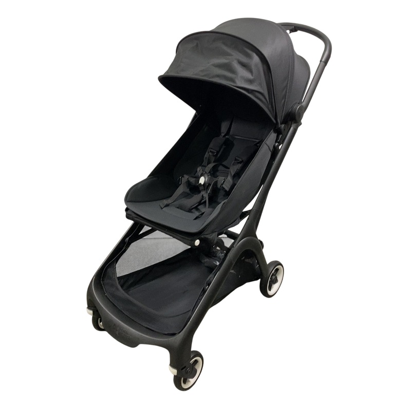 Bugaboo Butterfly Stroller, 2024, Black, Midnight Black, Midnight Black