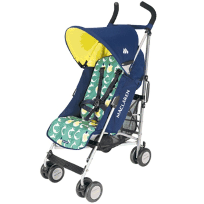 Maclaren Quest Mod Stroller 2009 Navy/Kelly Green