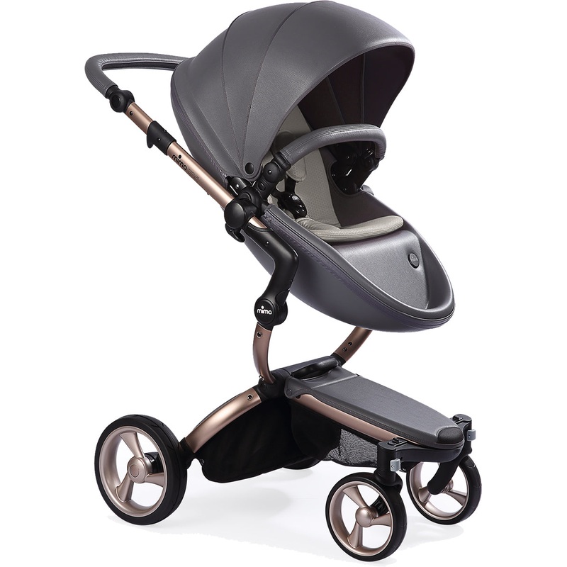 Mima 2019 Xari Complete Stroller, Rose Gold - Cool Grey / Stone White