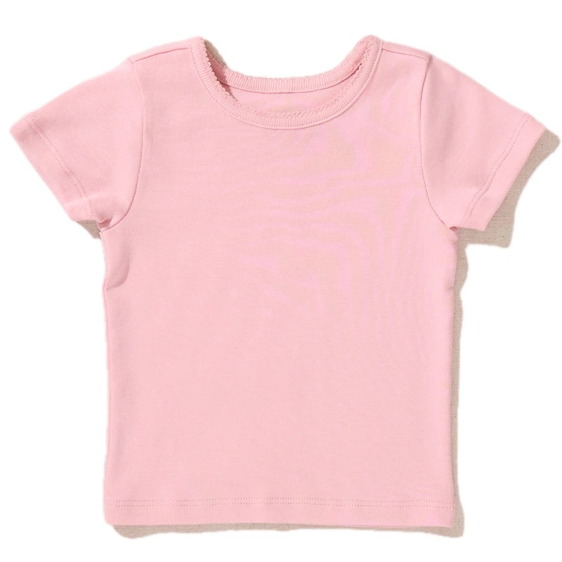 Pink Chicken Short Sleeve Seesaw Rib t-Shirt - Pink
