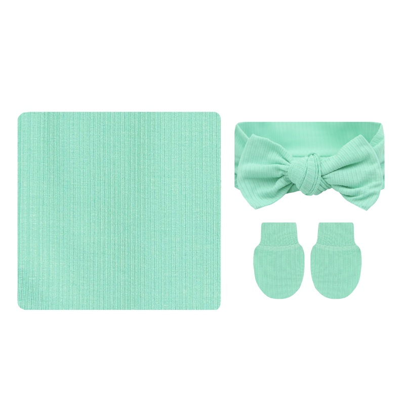 Scotty Ribbed Newborn Headband Bundle