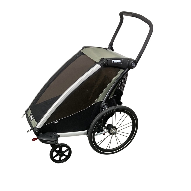 Thule Chariot Lite Bike Trailer Stroller 1 Seat, 2021, Agave