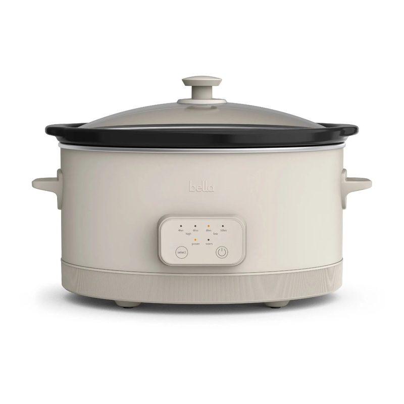 6qt Programmable Slow Cooker - Oatmilk (See Description)