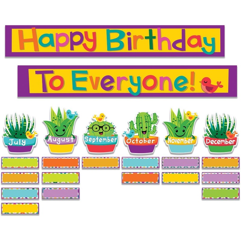 A Sharp Bunch Birthday Mini Bulletin Board Set