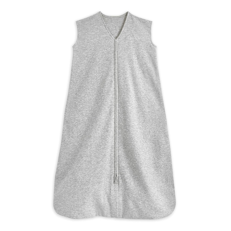 Halo Cotton Sleepsack, Small, Heather grey