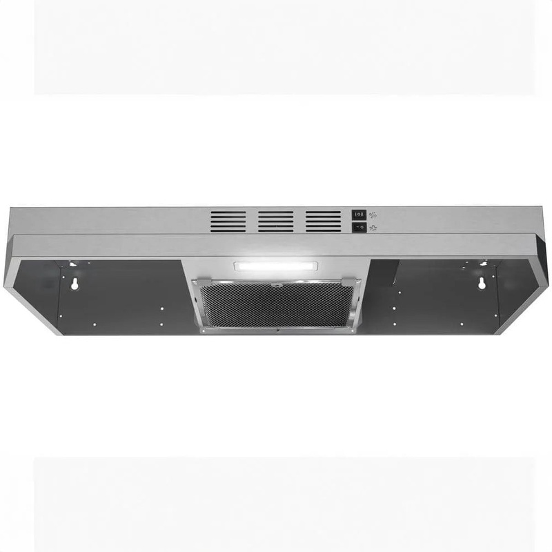 30-in Stainless Steel Under Cabinet Range Hood with Charcoal Filter