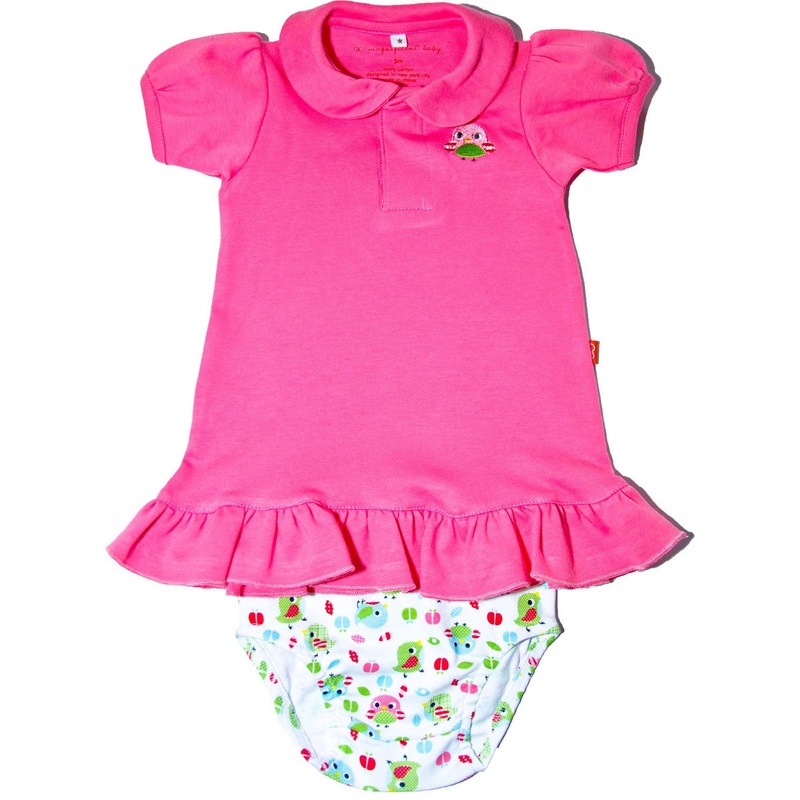 Magnificent Baby Polo Dress with Diaper Cover - 9 Months
