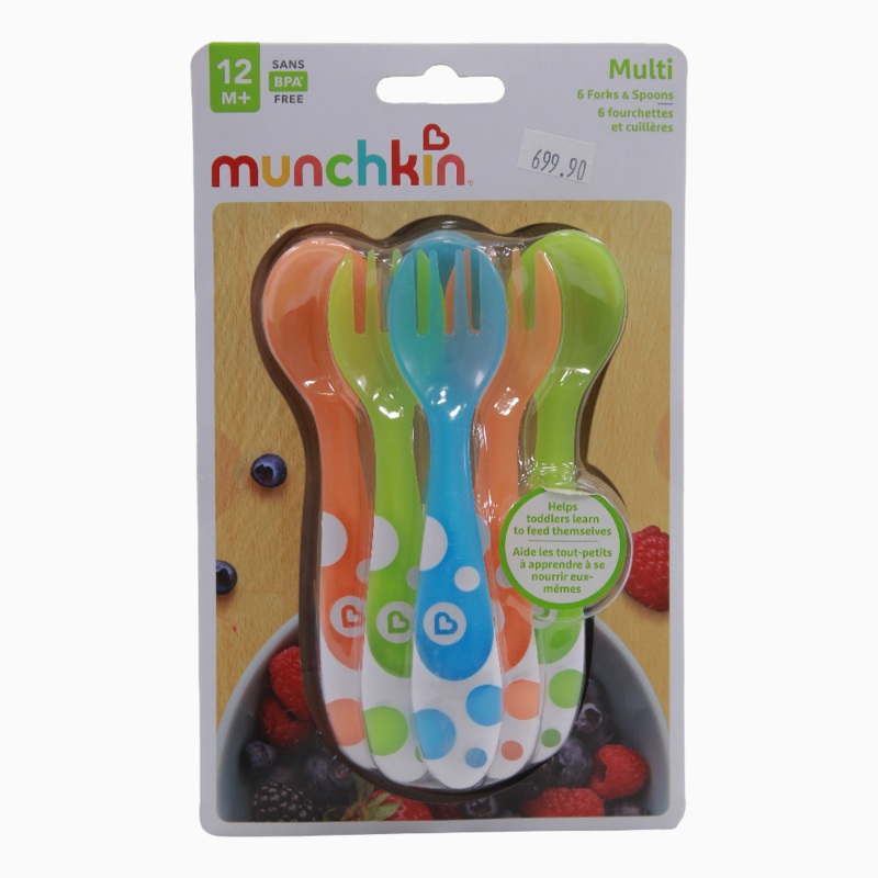 Munchkin Multi Forks & Spoons  Pack of 6  12 Months+