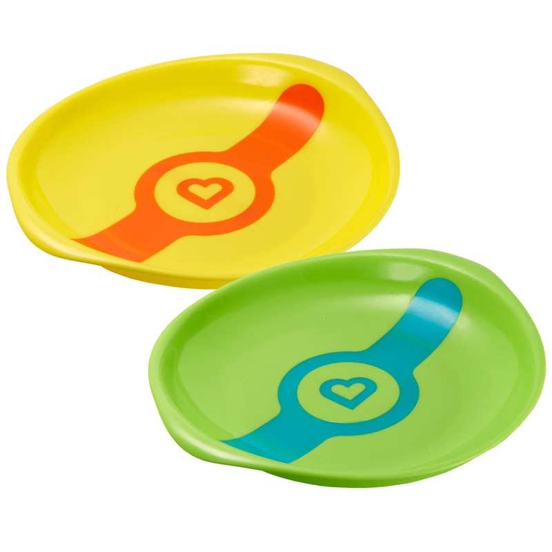 Munchkin White Hot Plates, 2-pk (Colors Vary)