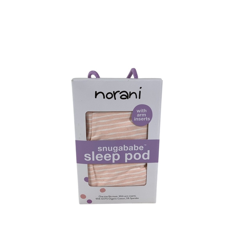 Norani Snugababe Sleep Pod, Pink Stripes