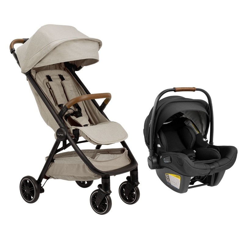 Nuna TRVL + PIPA Lite RX Travel System Bundle - Hazelwood / Caviar