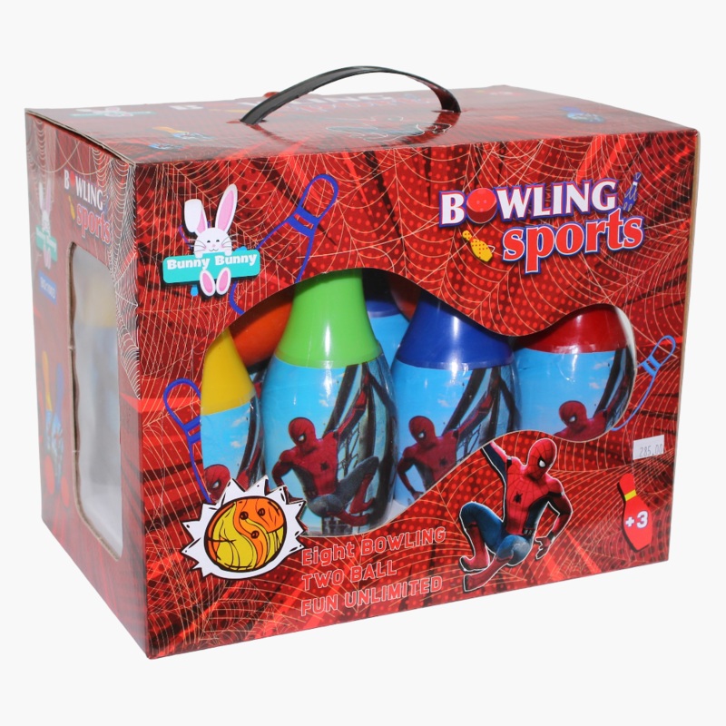 Spiderman Themed Bowling Set