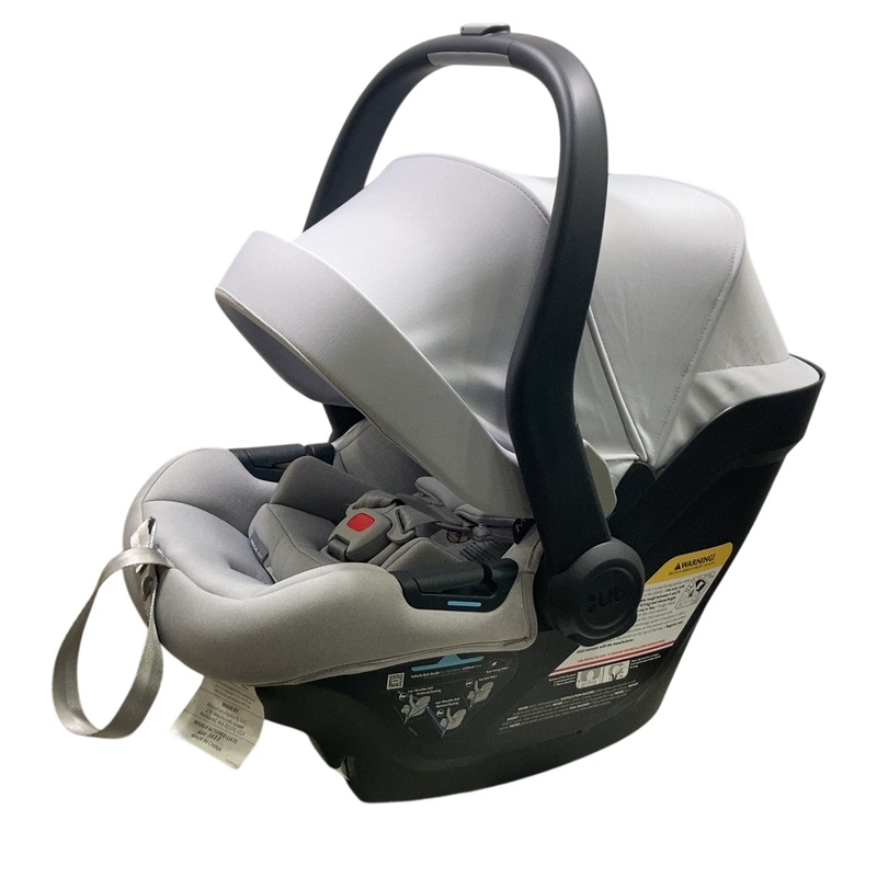 UPPAbaby MESA MAX Infant Car Seat, 2023, DualTech Anthony (White and Grey Chenille)