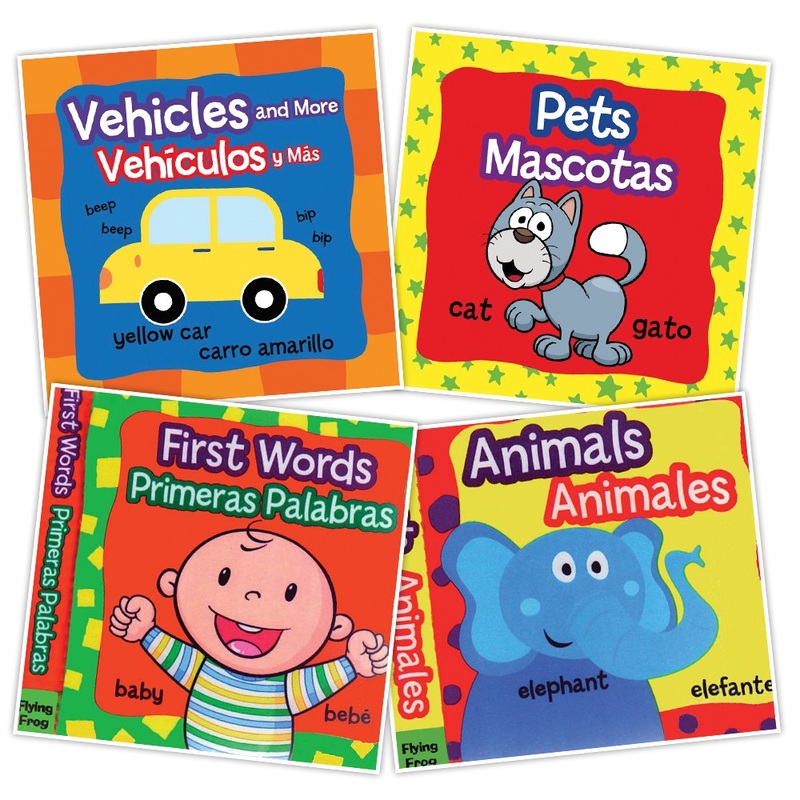 Bilingual Cloth Books, Set of 4