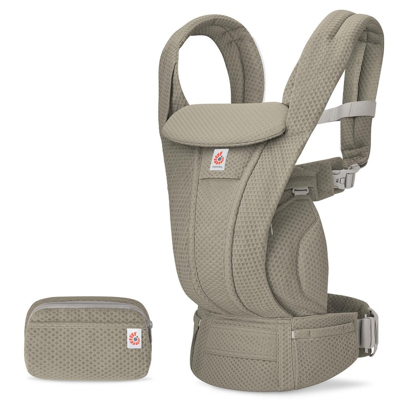 Ergobaby Omni Deluxe Baby Carrier, Mesh - Soft Olive