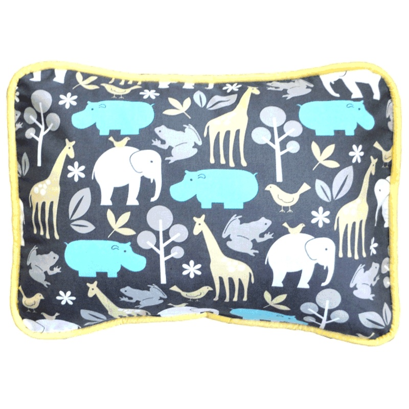 New Arrivals Urban Zoo in Grey Throw Pillow - 16 x 16
