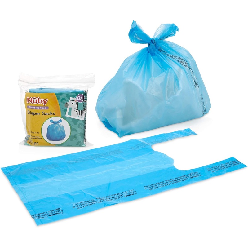Nuby Diaper Sacks, 6 Pack (300 Ct)