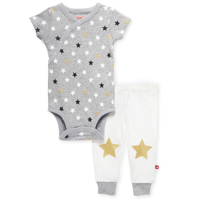 Skip Hop Star-Struck Bodysuit & Pant Set - Grey (6 Months)