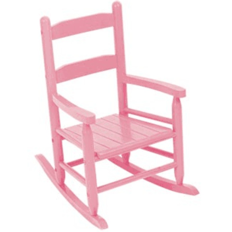 Kidkraft Two Slat Rocking Chair in Pink