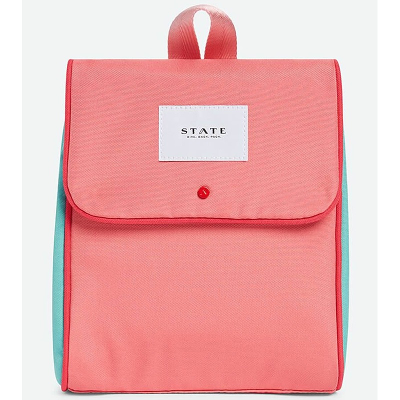 State Bags Richmond Lunch Sack - Pink/Mint