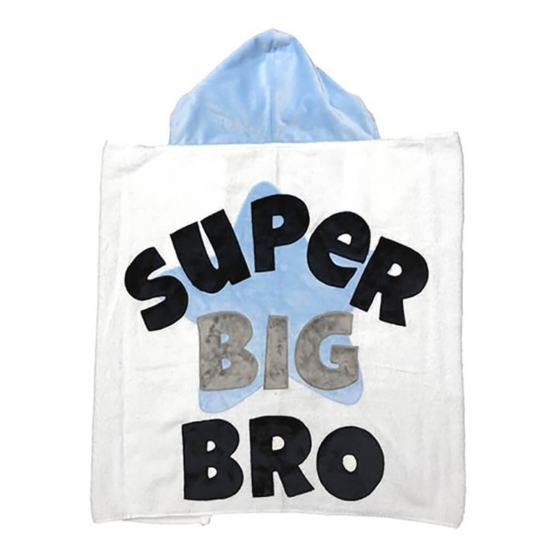 Towel - White/Baby Blue/Super Big Bro