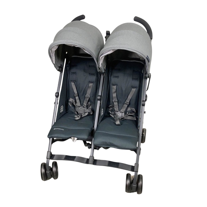 UPPAbaby G-Link V2 Double Stroller, 2022, Greyson (Charcoal Melange)