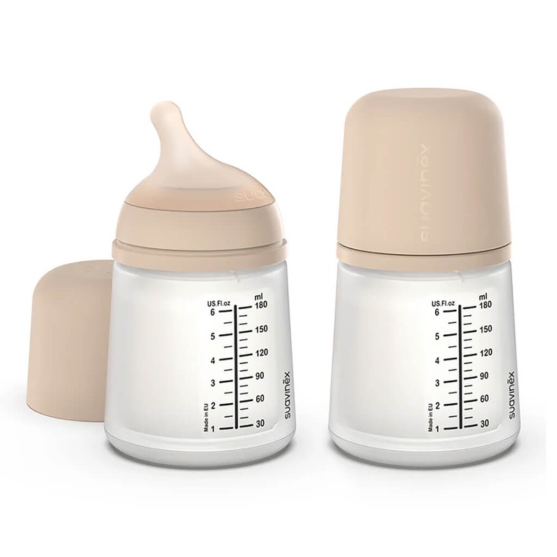 Zero Small Anti-Colic Bottle, Adaptable Flow, 2 Pack