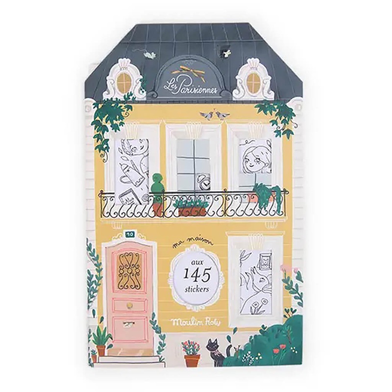 Box of 6 Coloring Books With 145 Stickers The Parisiennes