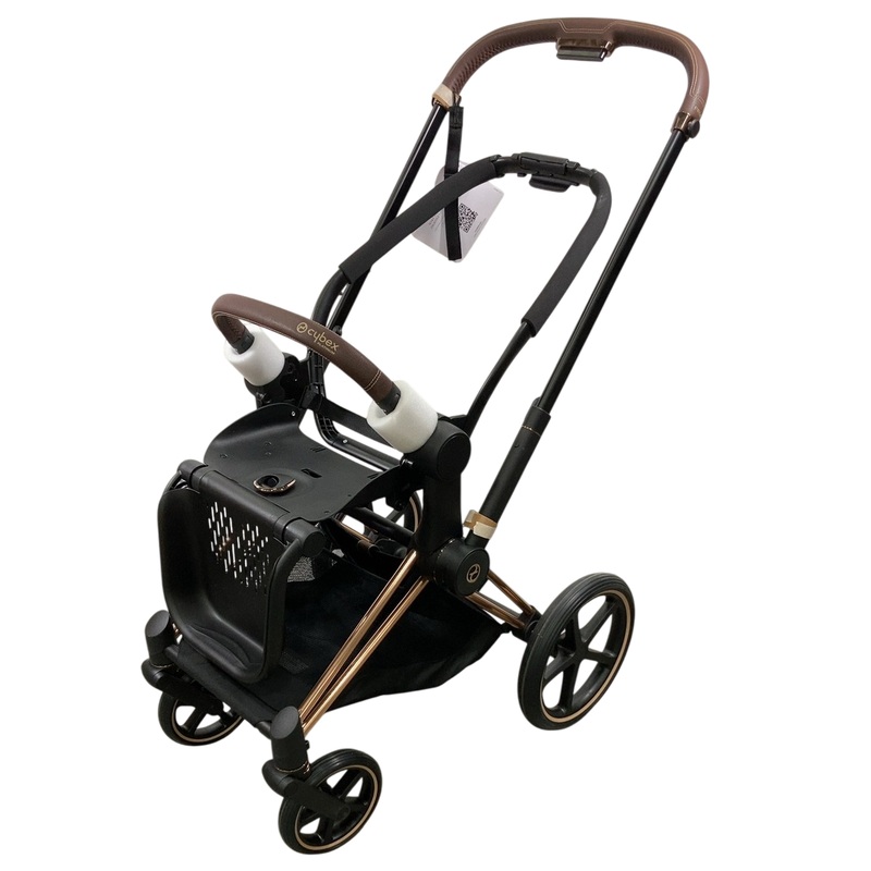 Cybex PRIAM Stroller Frame And Seat, 2022, Rose Gold