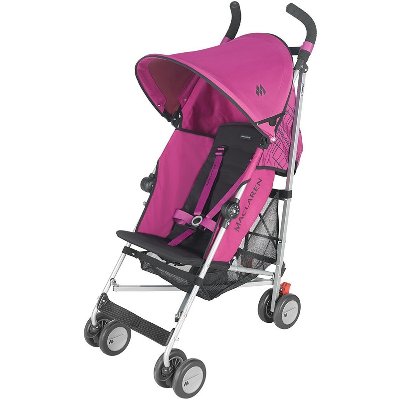 Maclaren Open Box Triumph Stroller - Festival Fuchsia / Black