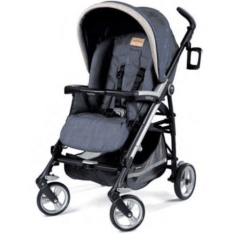 Peg Perego Pliko Four Stroller in Denim