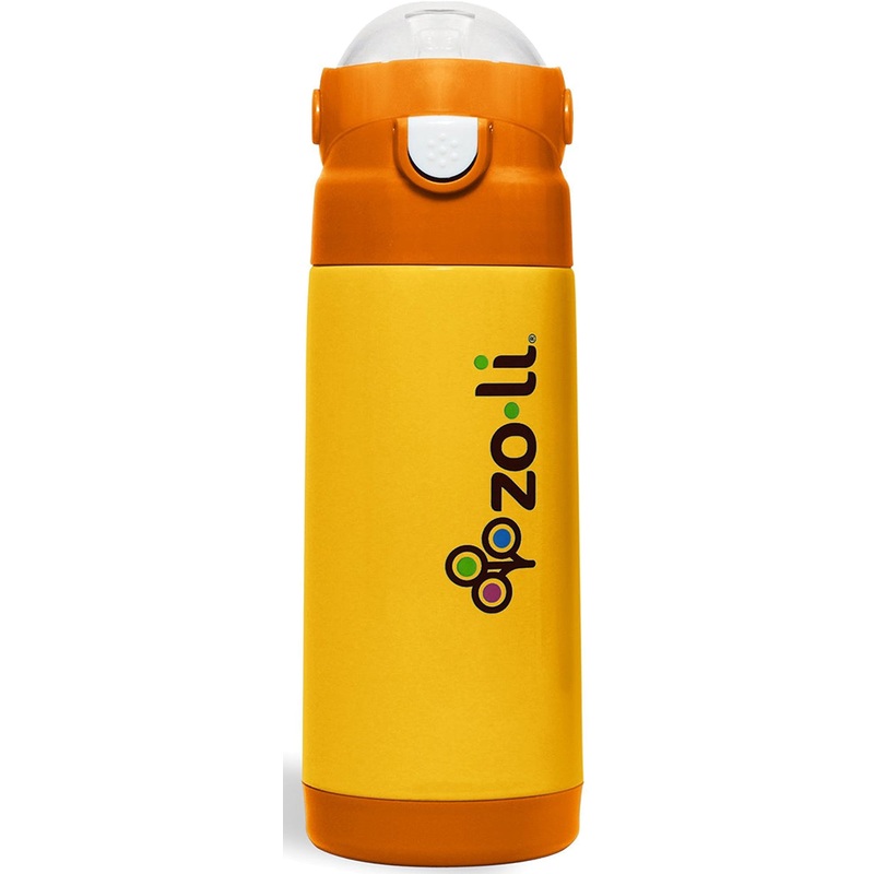 ZoLi Baby DASH 12 oz. Vacuum Insulated Straw Drink Bottle - Orange